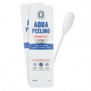 Палочки для пилинга с АНА-кислотами A'PIEU Aqua Peeling Cotton Swab (Intensive)