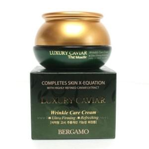 Антивозрастной крем с экстрактом черной икры Bergamo Luxury Caviar Wrinkle Care Cream