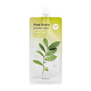 Смягчающая ночная маска с экстрактом зеленого чая Pure Source Pocket Pack (Green Tea)