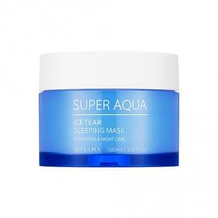 Ночная маска с травяным комплексом Super Aqua Ice Tear Sleeping Mask