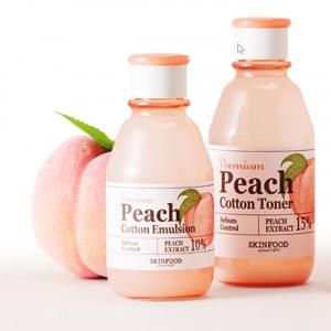 Персиковая эмульсия для сужения пор Skinfood Peach Cotton Emulsion