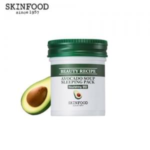 Ночная питательная маска с экстрактом авокадо Skinfood Beauty Recipe Avocado Soup Sleeping Pack
