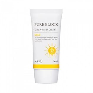 Ежедневный солнцезащитный крем A'PIEU Pure Block Natural Daily Sun Cream SPF45/PA+++