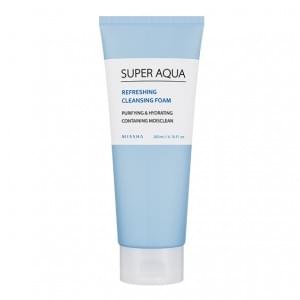 Очищающая пенка для лица Super Aqua Refreshing Cleansing Foam
