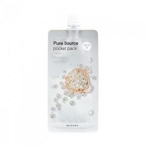Ночная маска для увлажнения кожи и разглаживания морщин Pure Source Pocket Pack(Pearl)