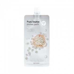 Ночная маска для увлажнения кожи и разглаживания морщин Pure Source Pocket Pack(Pearl)