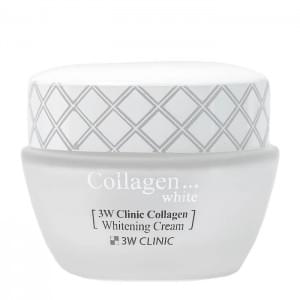 Осветляющий крем для лица с коллагеном 3W Clinic Collagen Whitening Cream