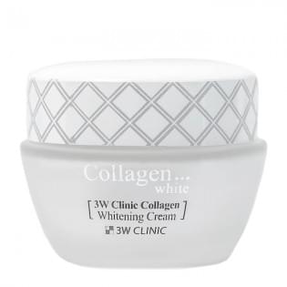 Осветляющий крем для лица с коллагеном 3W Clinic Collagen Whitening Cream