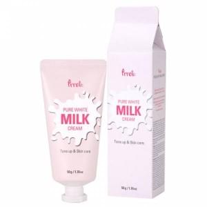 Крем для лица с молочными протеинами Pure white milk cream, 50 мл.