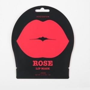Гидрогелевые патчи для губ с экстрактом розы Kocostar Rose Lip Mask Single Pouch - 1 шт.