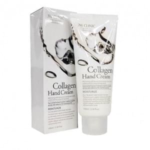 Крем для рук увлажняющий с коллагеном 3W Clinic Collagen Hand Cream, 100 мл.