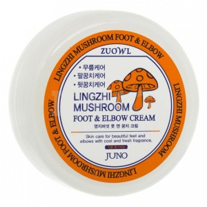 Крем для ног и локтей с грибами линчжи Juno Zuowl Foot&Elbow Cream Linzhi Mushroom