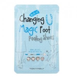 Пилинг носочки для устранения огрубевшей кожи стоп TONY MOLY  Changing U Magic Foot Peeling Shoes