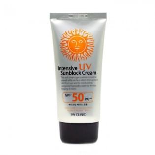 Солнцезащитный крем 3W CLINIC Intensive UV Sun Block Cream SPF 50+ PA+++
