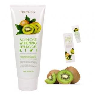 Пилинг гель с экстрактом киви FarmStay all-in-one Whitening Peeling Gel Kiwi