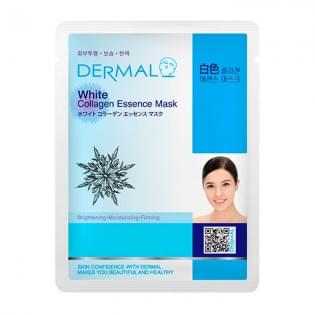 Маска для лица тканевая с экстрактом коры шелковицы и коллагеном Dermal White Collagen Essence Mask