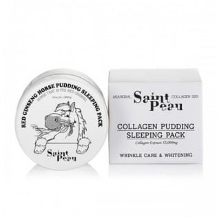 Ночная маска с женьшенем и лошадиным маслом SaintPeau Red Ginseng Horse Pudding Sleeping Pack