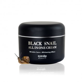 Крем для лица многофункциональный с экстрактом черной улитки EYENLIP Black Snail All In One Cream