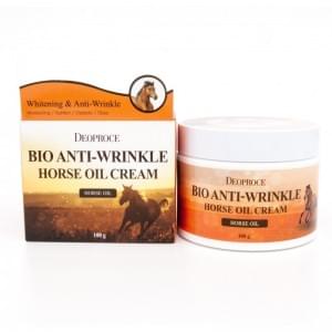 Крем антивозрастной на основе экстракта лошадиного жира Deoproce Bio Anti-Wrinkle Horse Cream, 100 мл.