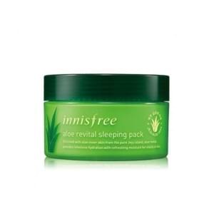 Увлажняющая и питающая ночная маска с алое 78% INNISFREE ALOE REVITAL SLEEPING PACK