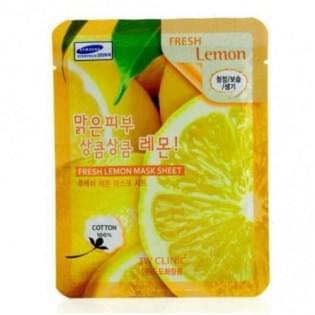 Тканевая маска с лимоном 3W Clinic Fresh Mask Sheet Lemon