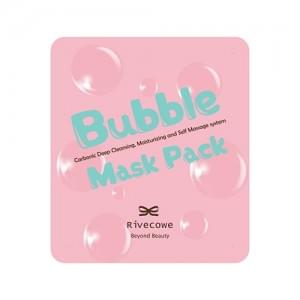 Маска для лица тканевая пузырьковая RIVECOWE Beyond Beauty Bubble Mask Pack