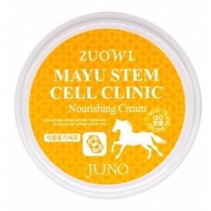 Питательный крем с лошадиным жиром и стволовыми клетками Juno Zuowl Mayu Stem Cell Clinic Nourishing Cream