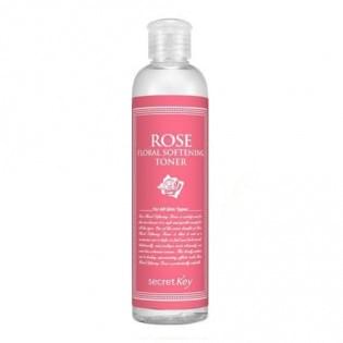 Тоник для лица с экстрактом розы Secret Key Rose Floral Softening Toner