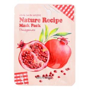 Маска тканевая гранат Secret Key Nature Recipe Mask Pack_Pomegranate