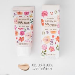 Крем SeaNtree Quick Styling BB cream 21 тон (Light Beige)