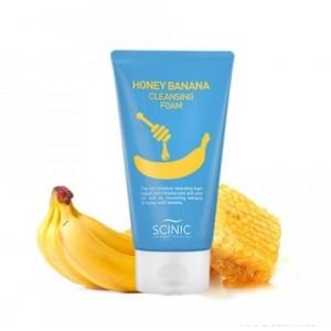 Пенка для умывания с экстрактом банана и меда Honey Banana Cleansing Foam Scinic