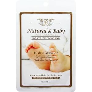 Пилинг для ног ANSKIN Natural Baby Foot Peeling Mask / Sheet