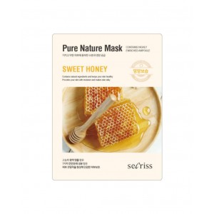 Маска для лица тканевая с медом ANSKIN Secriss Pure Nature Mask Pack-Sweet honey