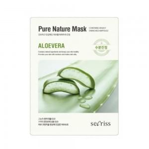 Маска для лица тканевая Anskin Secriss Pure Nature Mask Pack- Aloevera