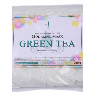 Маска альгинатная с экстрактом зеленого чая успокаивающая ANSKIN Grean Tea Modeling, 240 гр.