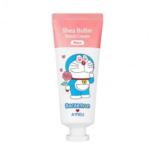 Крем для рук с маслом ши и ароматом розы A'PIEU Shea Butter Hand Cream (Rose) [Doraemon Edition]