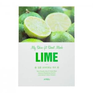 Маска для лица тканевая A'PIEU My Skin-Fit Sheet Mask (Lime)