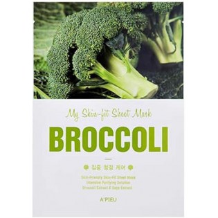 Маска для лица тканевая A'PIEU My Skin-Fit Sheet Mask (Broccoli)