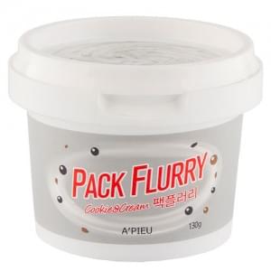 Маска-скраб для лица A'PIEU Pack Flurry (Cookie&Cream), 130 мл.