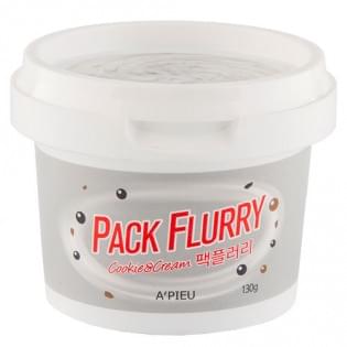 Маска-скраб для лица A'PIEU Pack Flurry (Cookie&Cream), 130 мл.
