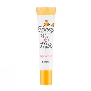 Скраб для губ A'PIEU Honey & Milk Lip Scrub, 8 мл.