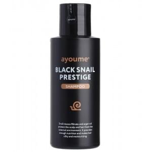 Шампунь для волос с муцином улитки Ayoume black snail prestige shampoo, 100 мл.
