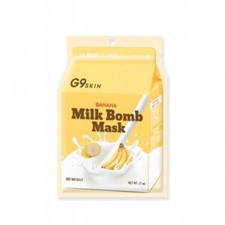 Маска для лица тканевая Berrisom G9SKIN MILK BOMB MASK-Banana 