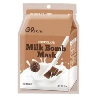 Маска для лица тканевая Berrisom G9SKIN MILK BOMB MASK-Chocolate