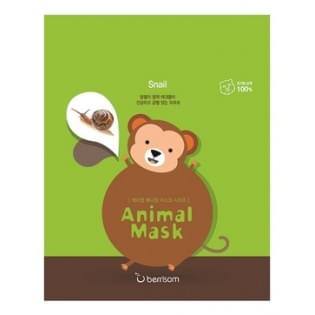 Маска тканевая с муцином улитки Berrisom Animal mask series - monkey