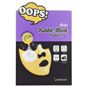 Пузырьковая маска-пилинг для придании коже сиянии Berrisom Soda Bubble Mask Brighten Fruit