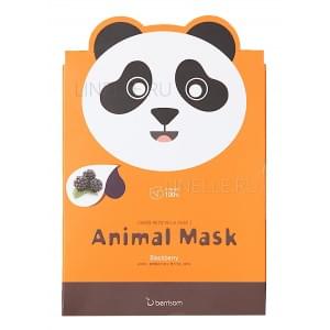 Маска тканевая экстрактом ежевики Berrisom Animal mask series - Panda