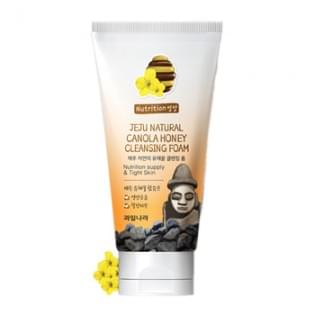 Пенка для умывания WELCOS Jeju Natural Canola Honey Cleansing Foam 