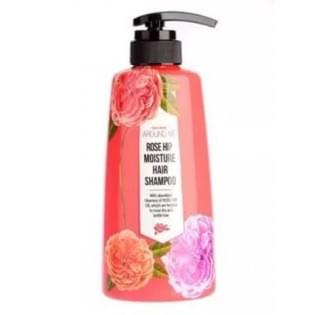Шампунь для волос с маслом шиповника WELCOS Around me Rose Hip Hair Shampoo