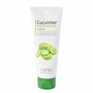 Пенка очищающая огуречная WELCOS Natural Therapy Lynn Cucumber Deep Cleansing Foam